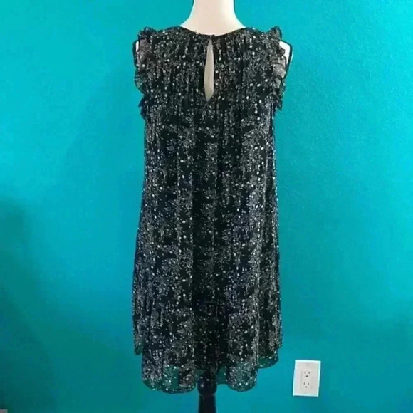 New with tags joie Tahoma silk dress in caviar - Picture 5 of 7